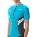 (取寄) TYR レディース コンペティター ショートスリーブ トップ - ウィメンズ TYR women Competitor Short-Sleeve Top - Women's Turquoise/Grey/White(4)