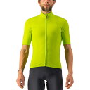 (取寄) カステリ メンズ プロ サーマル ミッド ショートスリーブ ジャージ - メンズ Castelli men Pro Thermal Mid Short-Sleeve Jersey - Men's Electric Lime