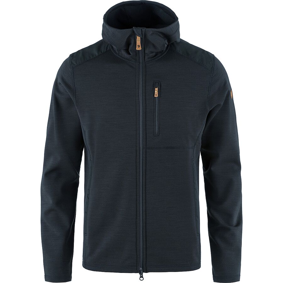 () ե顼٥   ե꡼ աǥå 㥱å -  Fjallraven men Keb Fleece Hooded Jacket - Men's Dark Navy