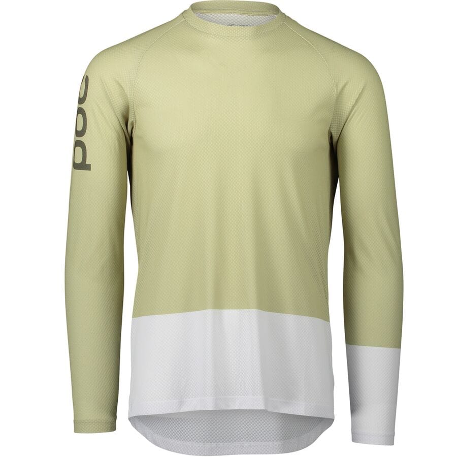 (取寄) POC メンズ MTB ピュア ロング-スローブ ジャージ - メンズ POC men MTB Pure Long-Sleeve Jersey - Men's Prehnite Green/Hydrogen White