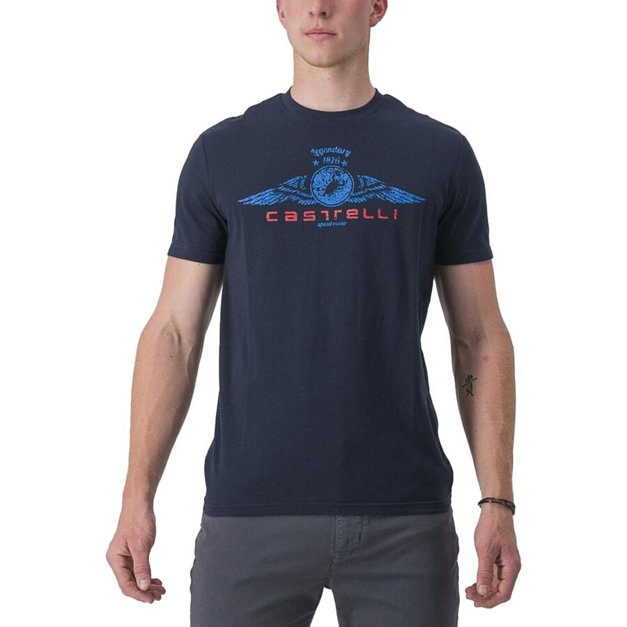 () ƥ  ޥ 2 T- -  Castelli men Armando 2 T-Shirt - Men's Belgian Blue