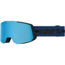 (取寄) 100% スノークラフト ゴーグル 100% Snowcraft Goggle Dusty/Mirror Blue