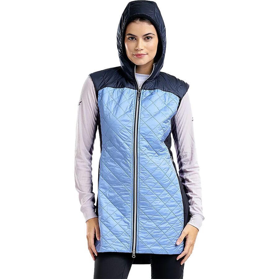 (取寄) スウィックス レディース マイエン キルテッド チュニック ベスト - ウィメンズ Swix women Mayen Quilted Tunique Vest - Women's Forever Blue