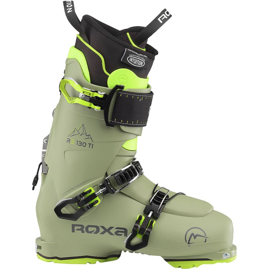 (取寄) R3 130 ティー Ir ラップ アルパイン ツーリング ブーツ - 2024 Roxa R3 130 Ti IR Wrap Alpine Touring Boots - 2024 olive/neon