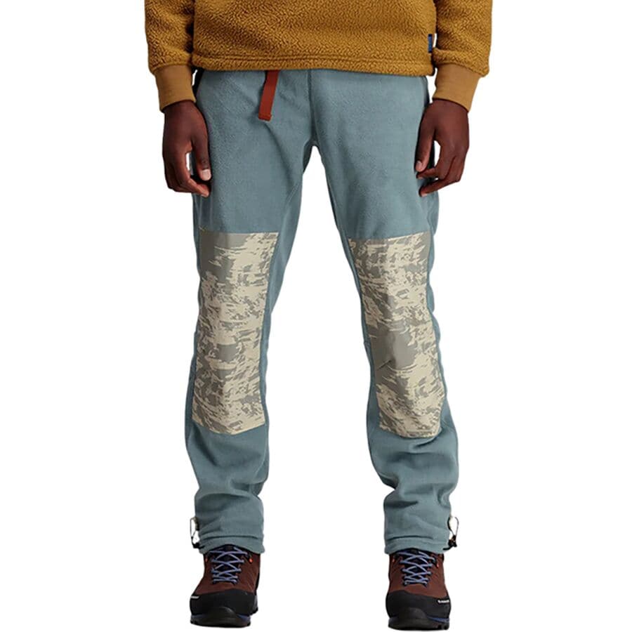 () g|fUC Y }Ee vebh t[X pc - Y Topo Designs men Mountain Printed Fleece Pants - Men's Sand Multi