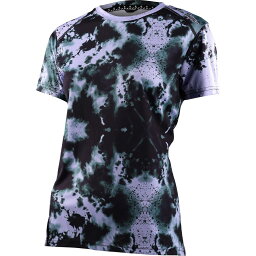 (取寄) トロイリーデザインズ レディース リリウム ショートスリーブ ジャージ - ウィメンズ Troy Lee Designs women Lilium Short-Sleeve Jersey - Women's Watercolor Lilac