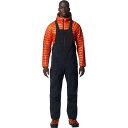 (取寄) マウンテンハードウェア メンズ ルートファインダー ゴア-テックス プロ ビブ パンツ - メンズ Mountain Hardwear men Routefinder GORE-TEX PRO Bib Pant - Men's Black