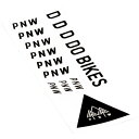 (取寄) ピーエヌダブリュー コンポーネント ローム トランスファー デカール キット PNW Components Loam Transfer Decal Kit Blackout Black
