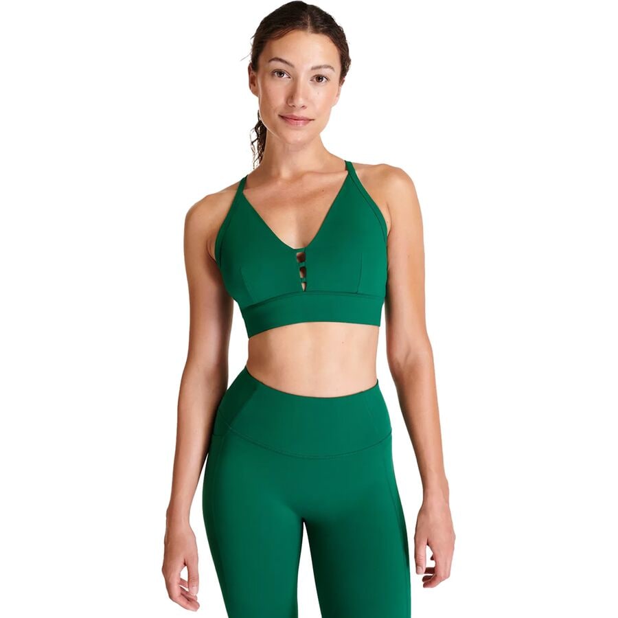 (取寄) スウェッティ ベティ レディース スーパー ソフト ストラップ バック ブラ - ウィメンズ Sweaty Betty women Super Soft Strappy Back Bra - Women's Peaceful Greenのサムネイル