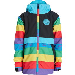 (取寄) エアブラスター キッズ トレンチャー フル-ジップ ジャケット - キッズ Airblaster kids Trencher Full-Zip Jacket - Kids' Rainbow Stripe