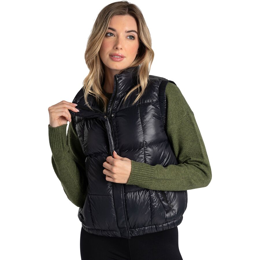 ()  ǥ    ٥ -  Lole women Rose Synth Down Vest - Women's Black Beauty