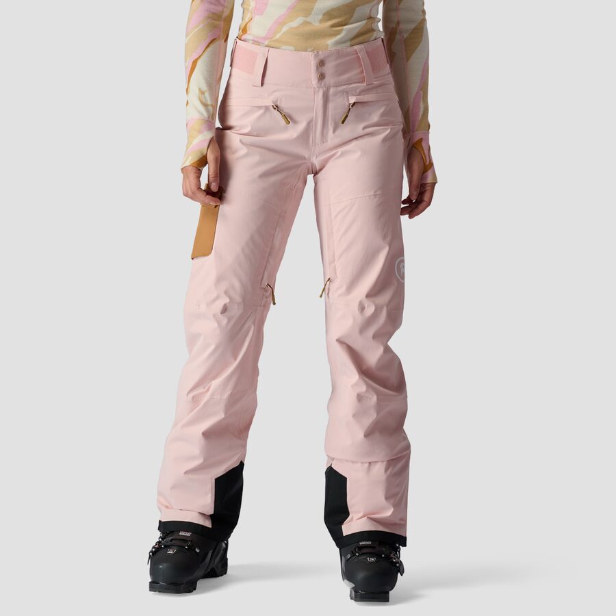 () Хåȥ꡼ ǥ 饹  ȥå 󥵥졼ƥå ѥ -  Backcountry women Last Chair Stretch Insulated Pant - Women's Peach Whip/Brown Sugar