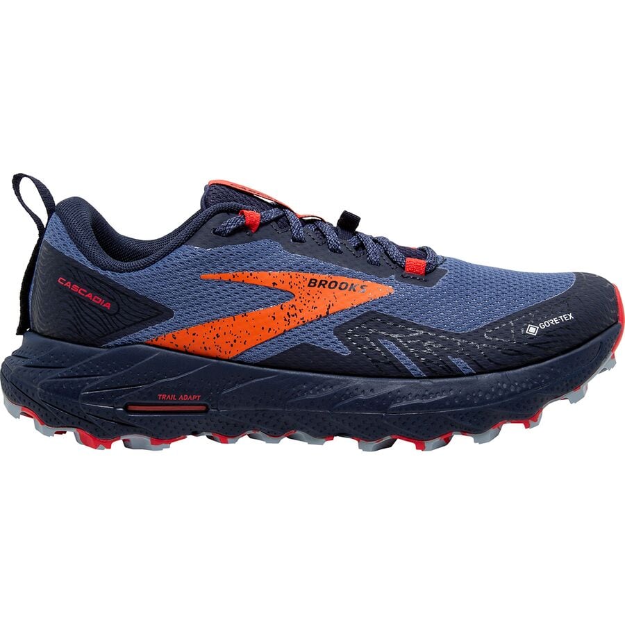 () ֥å ǥ ǥ 17 Gtx ȥ쥤 ˥ 塼 Brooks women Cascadia 17 GTX Trail Running Shoe - Women's Navy/Bittersweet/Peacoat