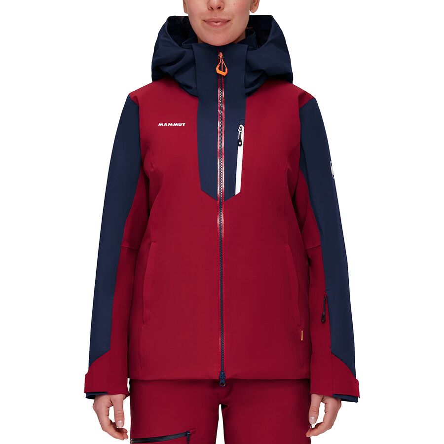 (取寄) マムート レディース ストーニー HS フーデット サーモ ジャケット - ウィメンズ Mammut women Stoney HS Hooded Thermo Jacket - Women's Blood Red/Marine