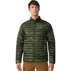 (取寄) マウンテンハードウェア メンズ ゴースト ウィスパラー スナップ ジャケット - メンズ Mountain Hardwear men Ghost Whisperer Snap Jacket - Men's Combat Green Calaveras Camo Print