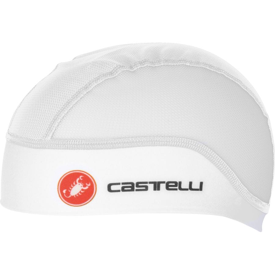 (取寄) カステリ サマー スカルキャップ 帽子 Castelli Summer Skullcap White