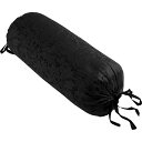 () nK[}K[ VN lbN s[ Hugger Mugger Silk Neck Pillow Black