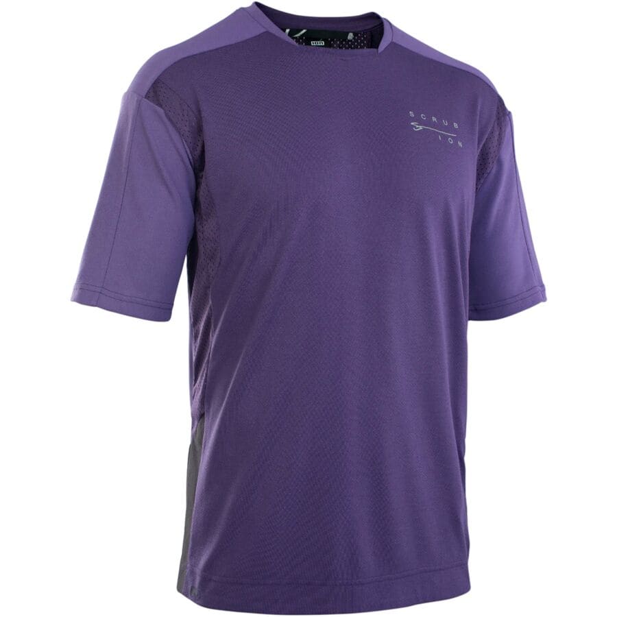 (取寄) イオン メンズ スクラブ AMP ショートスリーブ バット ジャージ - メンズ ION men Scrub Amp Short-Sleeve BAT Jersey - Men's Dark Purple