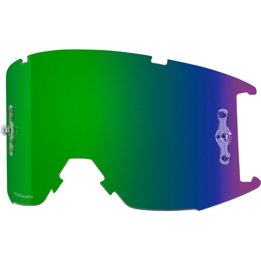 (取寄) スミス スクアッド MTB ゴーグルズ リプレイスメント レンズ Smith Squad MTB Goggles Replacement Lens Chromapop Sun Green AF