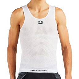 (取寄) ジョルダーナ メンズ ウルトラライト ニット タンク ベースレイヤー― - メンズ Giordana men Ultralight Knitted Tank Baselayer - Men's White