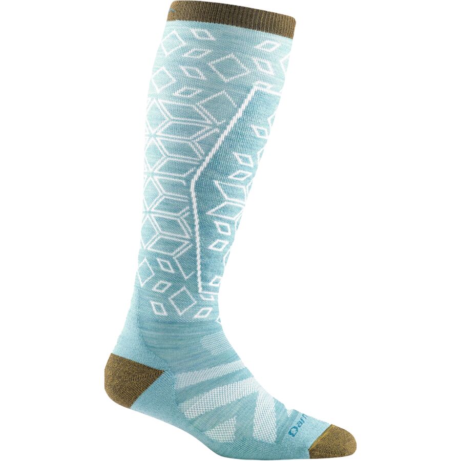 () 󥿥 ǥ ȥС Otc 饤ȥ å ѥåƥå  å -  Darn Tough women Traverse OTC Lightweight Cushion Padded Shin Sock - Women's Aqua