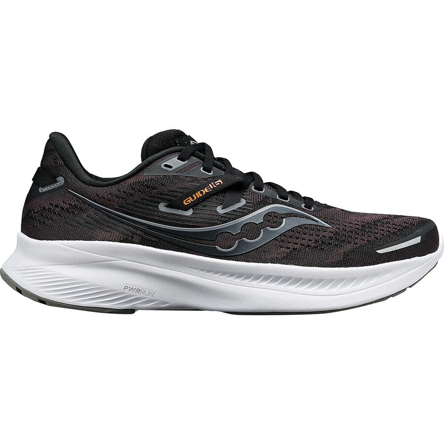 () åˡ   16 ˥ 塼 -  Saucony men Guide 16 Running Shoe - Men's Black/White