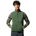 (取寄) マウンテンハードウェア メンズ ハイキャンプ フリース ベスト - メンズ Mountain Hardwear men HiCamp Fleece Vest - Men's Surplus Green