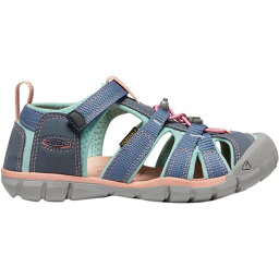 (取寄) キーン ガールズ シーキャンプ リ シーエヌエックス サンダル - ガールズ KEEN girls Seacamp II CNX Sandal - Girls' Flint Stone/Ocean Wave