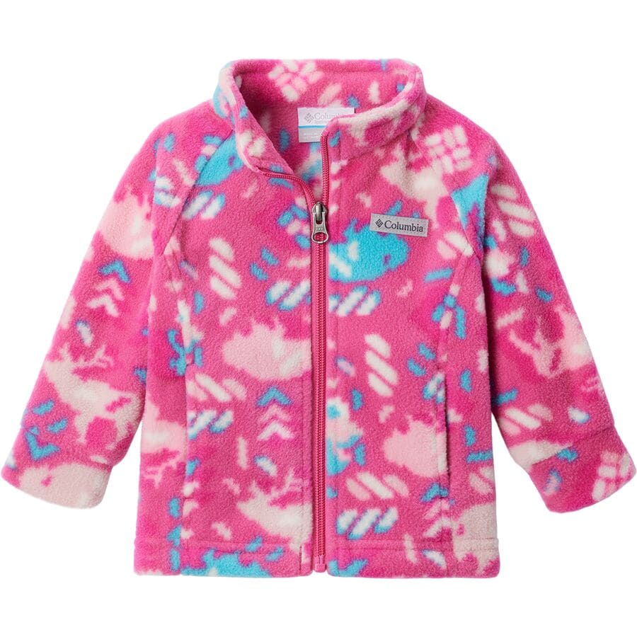 () ӥ ե 륺 ٥ȥ ץ󥰥  ץƥå ե꡼ 㥱å - ե 륺 Columbia infant girls Benton Springs II Printed Fleece Jacket - Infant Girls' Pin...