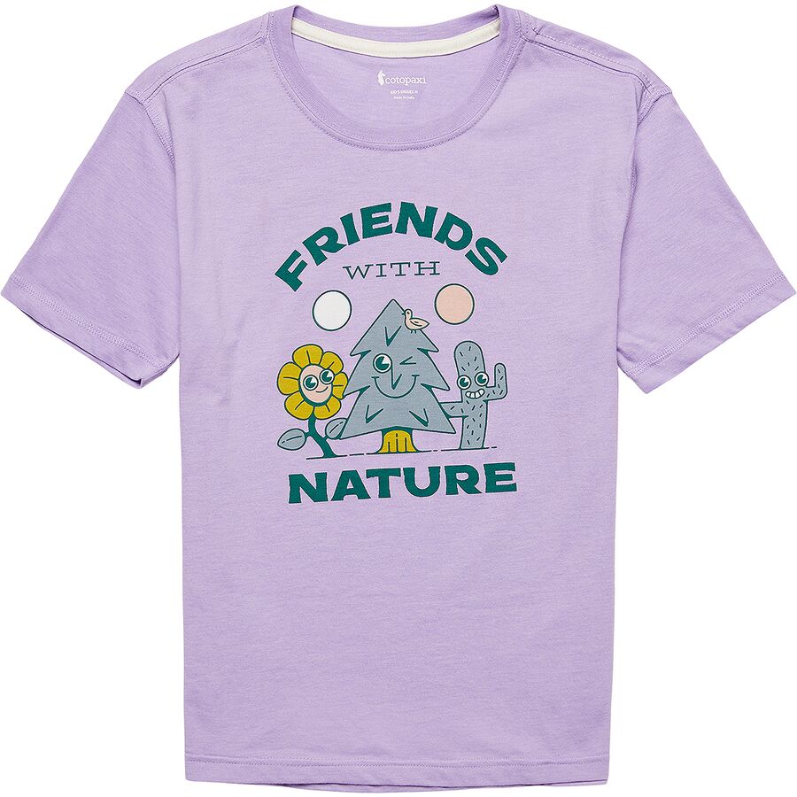 (取寄) コトパクシ ボーイズ フレンズ ウィズ ネイチャー オーガニック T-シャツ - ボーイズ Cotopaxi boys Friends with Nature Organic T-Shirt - Boys' Thistle