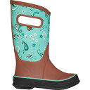 (取寄) ボグス ガールズ レインブーツ ウェスタン - ガールズ Bogs girls Rainboot Western - Girls' Turquoise Multi