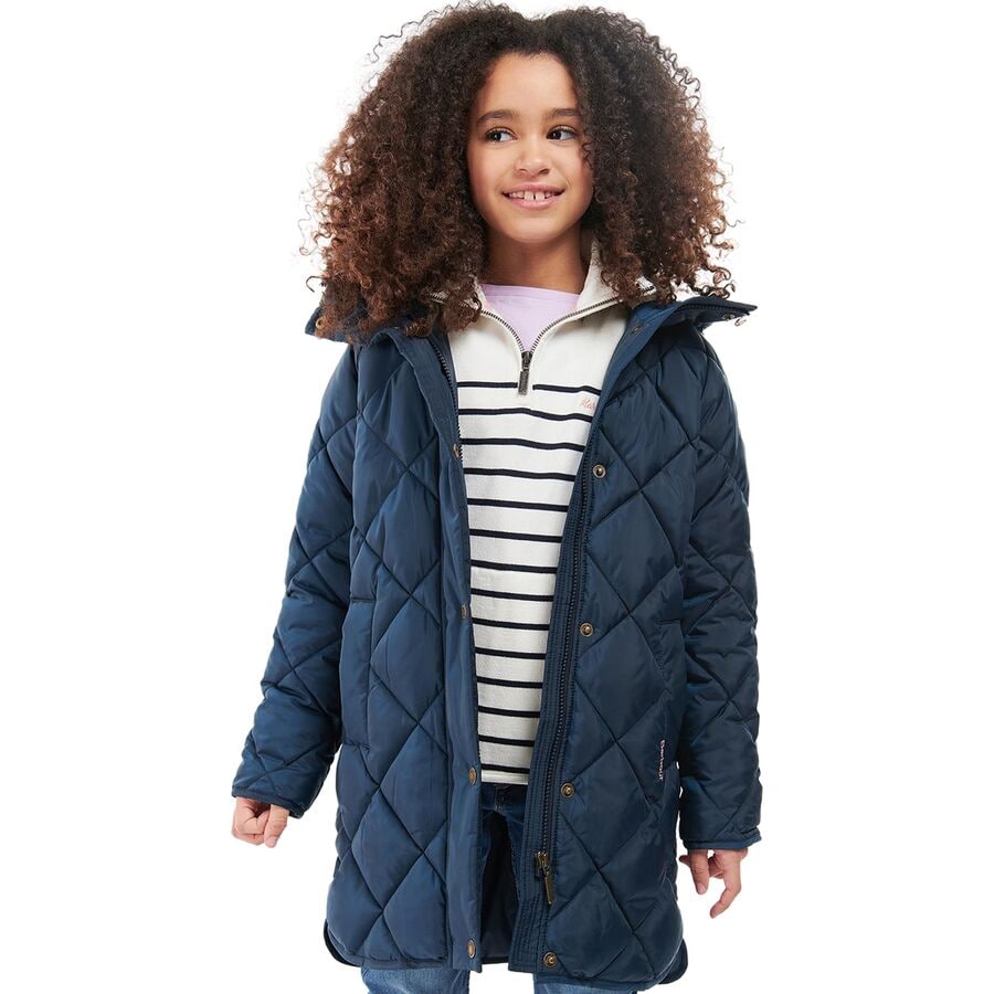 (取寄) バブアー ガールズ サンディフォード キルテッド ジャケット - ガールズ Barbour girls Sandyford Quilted Jacket - Girls' Navy