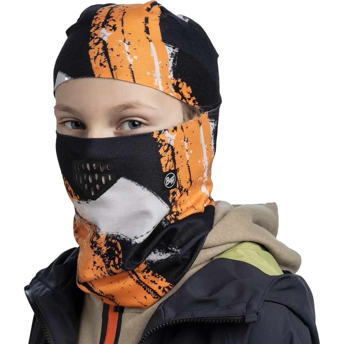 (取寄) バフ キッズ サーモンネット ヒンジド バラクラバ - キッズ Buff kids ThermonNet Hinged Balaclava - Kids' Vem Multi 3