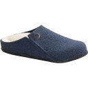 (取寄) ビルケンシュトック キッズ ツェルマット シアリング スリッパ - キッズ Birkenstock kids Zermatt Shearling Slipper - Kids' Dark Blue/Natural