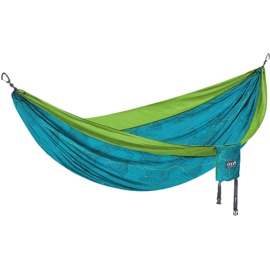 (取寄) イーグルスネストアウトフィッターズ ダブルネスト ギビング バック プリント ハンモック Eagles Nest Outfitters DoubleNest Giving Back Print Hammock Topo CDT/Chartreuse