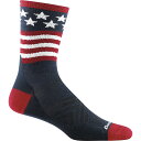 (取寄) ダーンタフ パトリオット ミクロ クルー ウルトラ-ライトウエイト ソック Darn Tough Patriot Micro Crew Ultra-Lightweight Sock Stars and Stripes