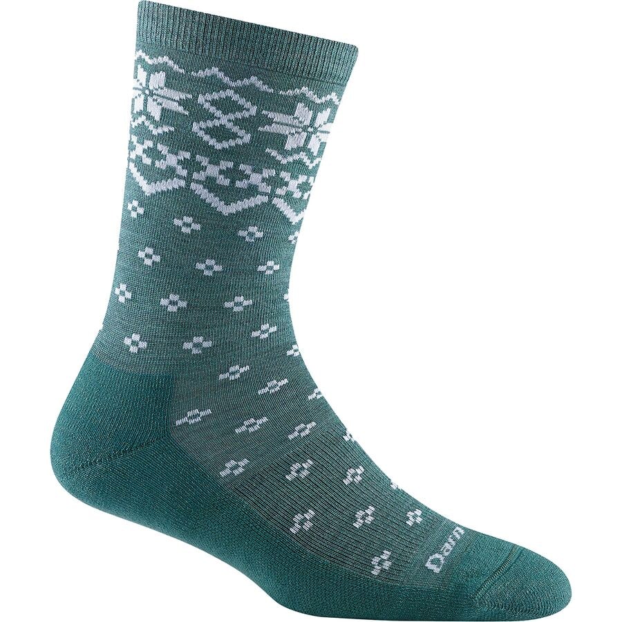 () _[^t fB[X VFgh N[ CgEFCg NbV \bN - EBY Darn Tough women Shetland Crew Lightweight Cushion Sock - Women's Teal