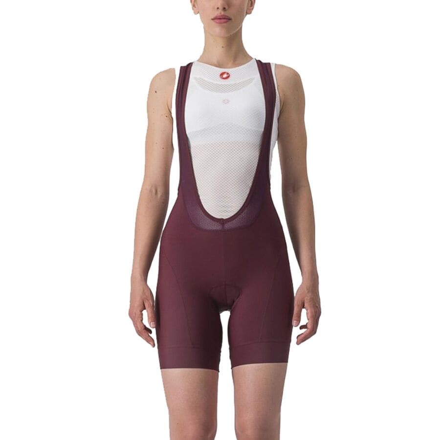 (取寄) カステリ レディース プリーマ ビブ ショート - ウィメンズ Castelli women Prima Bib Short - Women's Deep Bordeaux/Persian Red