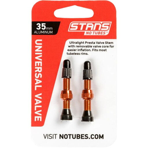 (取寄) スタンズノーチューブ アロイ チューブレス バルブ ステム - ペア Stan's NoTubes Alloy Tubeless Valve Stem - Pair Orange (取寄) スタンズノーチューブ アロイ チューブレス バルブ ステム - ペア Stan's NoTubes Alloy Tubeless Valve Stem - Pair Orange