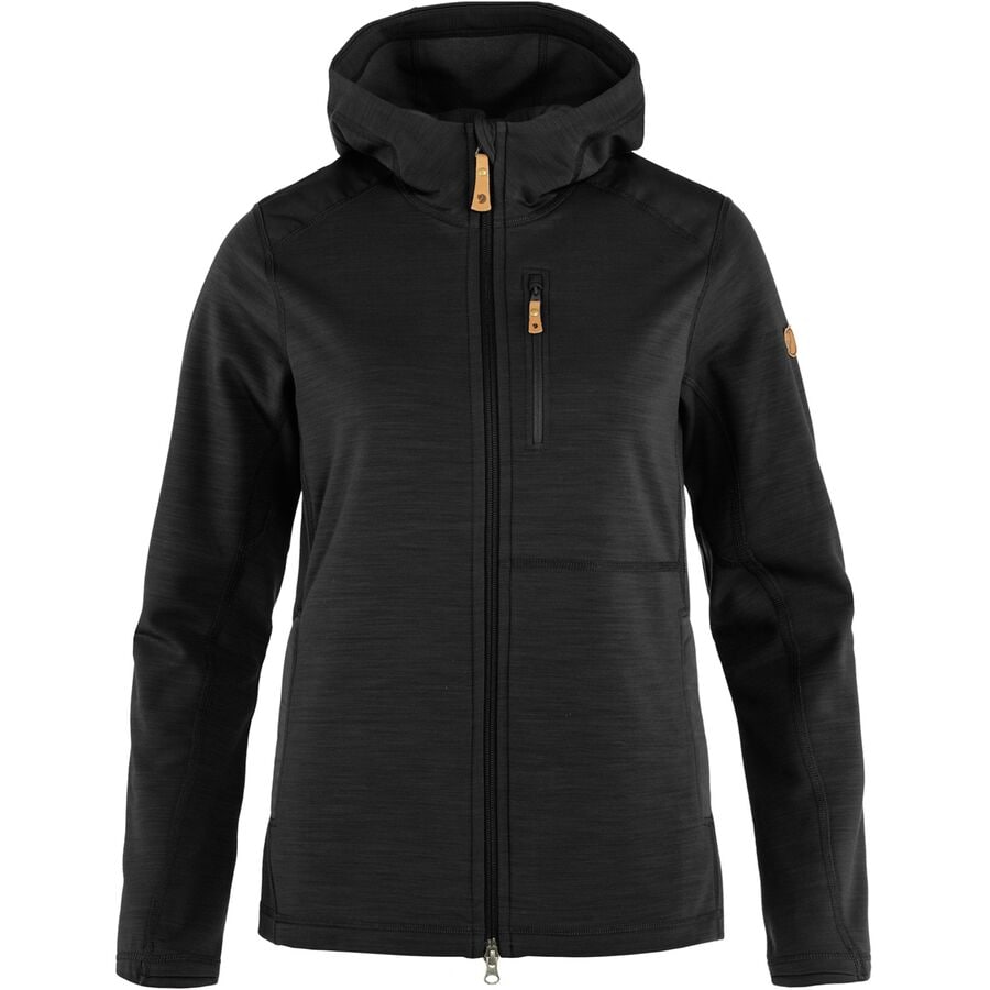 () tF[[x fB[X Pu t[X p[J[ - EBY Fjallraven women Keb Fleece Hoodie - Women's Black