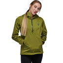 () ubN_Ch fB[X Xg[C Xgb` AmbN - EBY Black Diamond women Stormline Stretch Anorak - Women's Camp Green