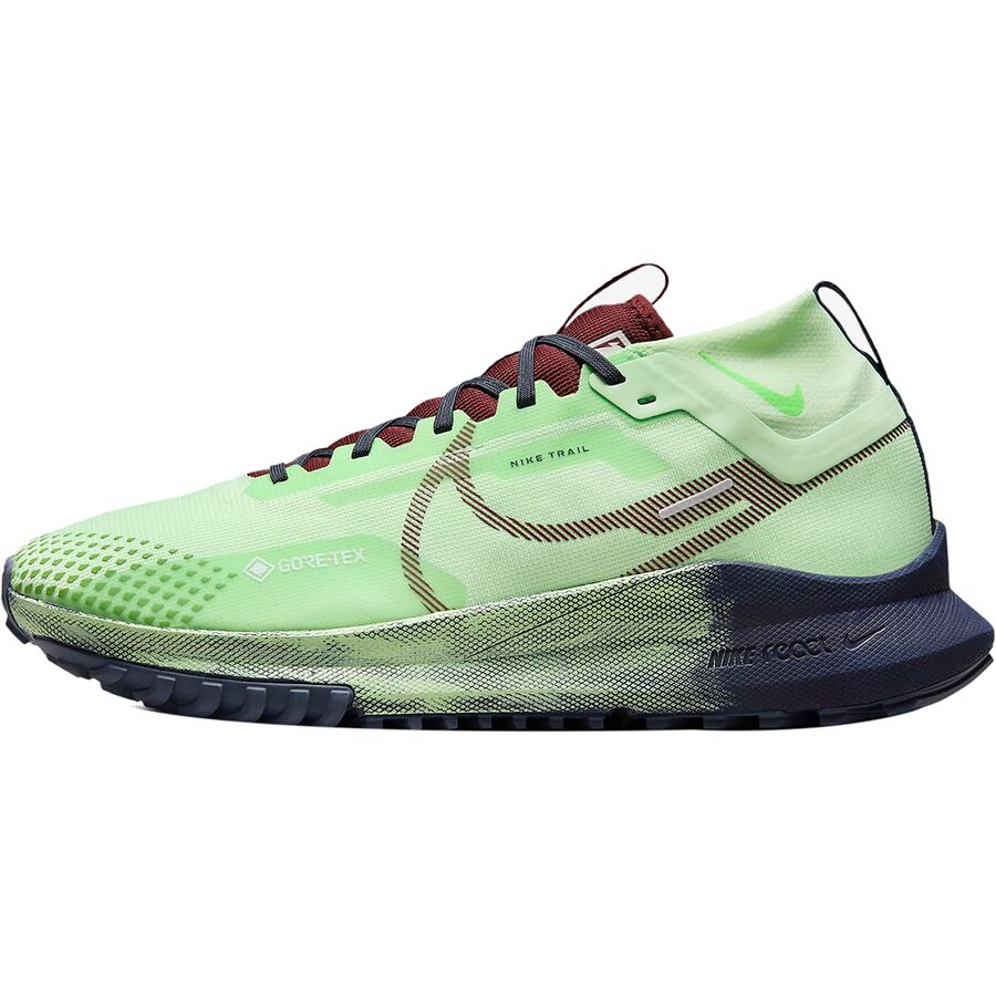 (取寄) ナイキ メンズ リアクト ペガサス トレイル 4 ゴアテックス ランニング シューズ - メンズ Nike men React Pegasus Trail 4 GORE-TEX Running Shoe - Men's Vapor Green/Dark Team Red-Thunder Blue