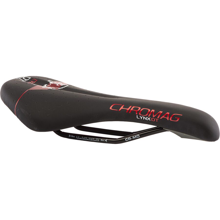 (取寄) クロマグ リンクス DT サドル Chromag Lynx DT Saddle Black/Red