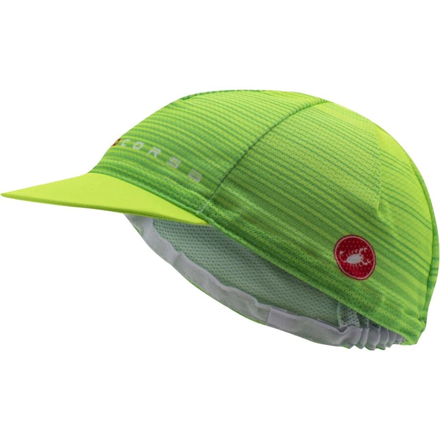 (取寄) カステリ ロッソ コルサ サイクリング キャップ 帽子 Castelli Rosso Corsa Cycling Cap Electric Lime
