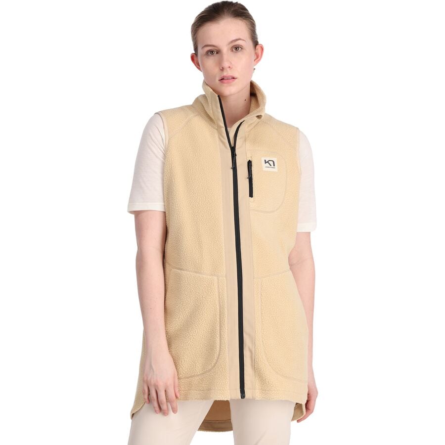 (取寄) カリトラ レディース サンネ パイル ベスト ロング - ウィメンズ Kari Traa women Sanne Pile Vest Long - Women's Oat