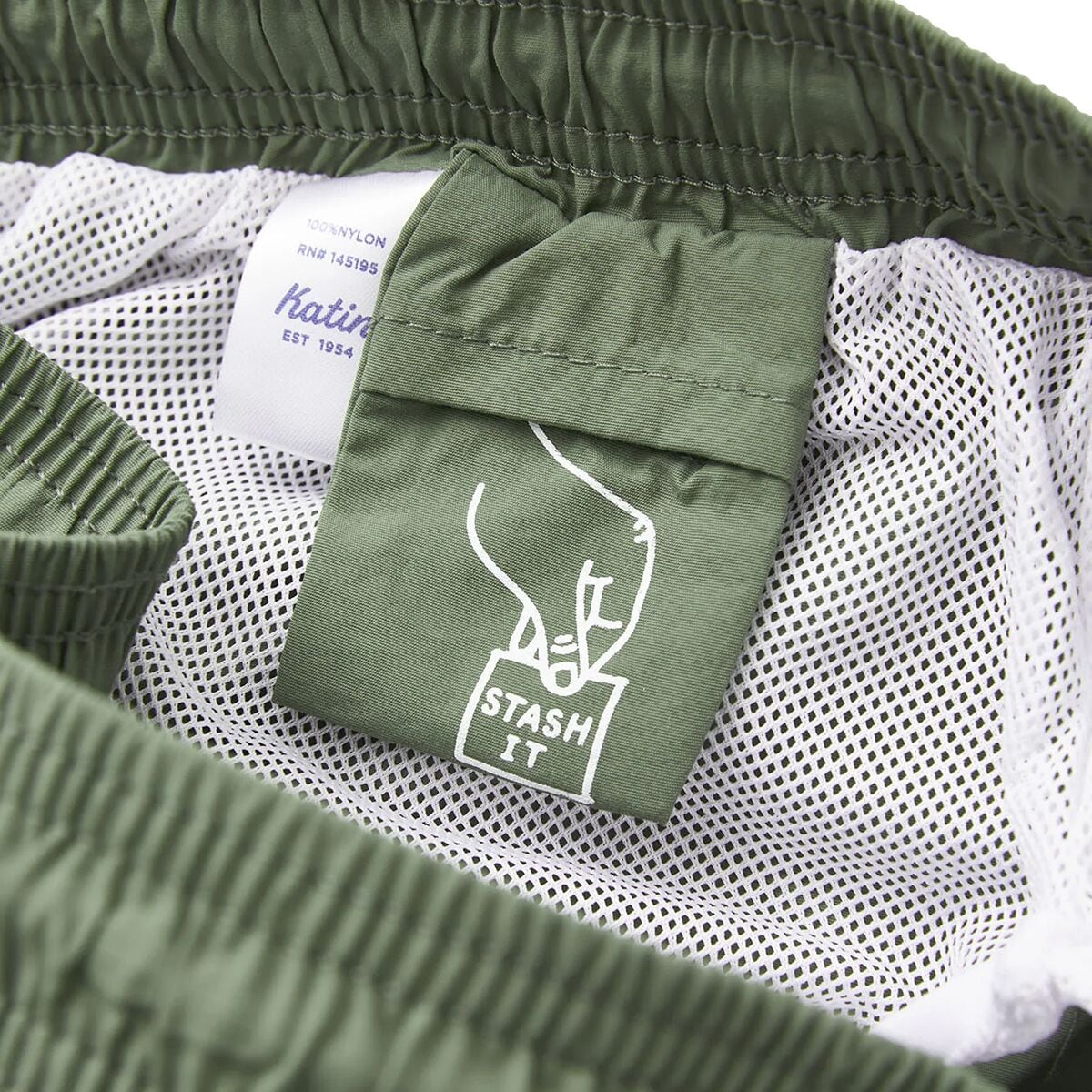 (取寄) ケイティン メンズ プールサイド ボレー スイム トランク - メンズ Katin men Poolside Volley Swim Trunk - Men's Olive