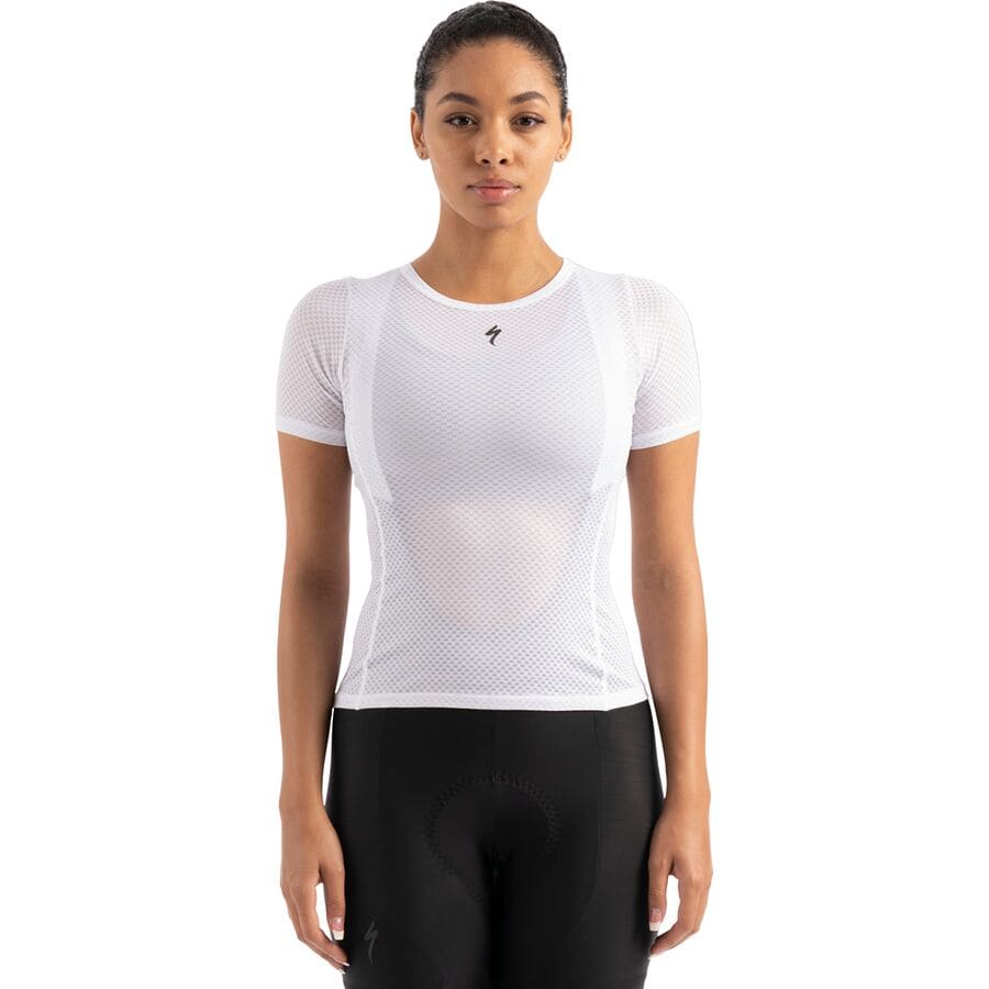 (取寄) スペシャライズド レディース シームレス ショート スリーブ ベース レイヤー - ウィメンズ Specialized women Seamless Short Sleeve Base Layer - Women's White