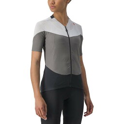 (取寄) カステリ レディース グラジエント カラー ブロック ジャージ - ウィメンズ Castelli women Gradient Color Block Jersey - Women's Gunmetal Gray/Silver Gray