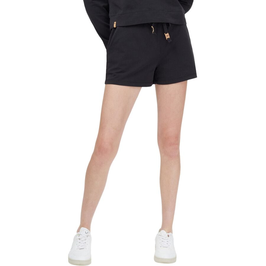 () ec[ fB[X t` e[ tg V[g - EBY Tentree women French Terry Fulton Short - Women's Jet Black