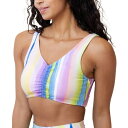 (取寄) レディース 4-ウェイ ブラレット ビキニ トップ - ウィメンズ Nani Swimwear women 4-Way Bralette Bikini Top - Women's Flat Rib Saltwater